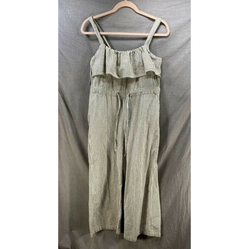 Zara Basic‎ One Piece Jumper Women Extra Small Gray Striped Sleeveless Ladies.